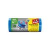 Obrázek Pytle do koše FINO Easy Pack vázací - 60x66 cm / 60 l / 18 my / 20 ks / modrá
