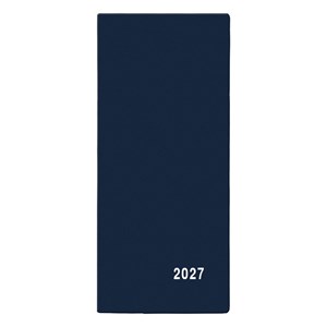 Obrázek Diář kapesní PVC - měsíční / modrá