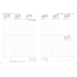 Obrázek Diář VARIO Feathers - A5 / týdenní / s gumičkou