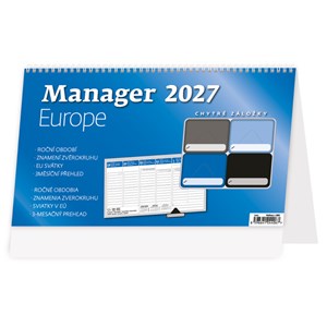 Obrázek Kalendář stolní - Manager Europe / S60
