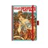 Obrázek Blok Alfons Mucha premium - A5 / tečkovaný / červená