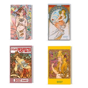 Obrázek Diář kapesní Alfons Mucha - týdenní / Alois mix