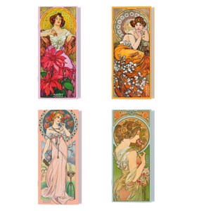 Obrázek Diář kapesní Alfons Mucha - měsíční / Božka mix