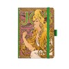 Obrázek Blok Alfons Mucha premium - A5 / zelená