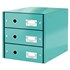 Obrázek Zásuvkový box Leitz Click&Store - 3 zásuvky / modrá