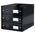 Obrázek Zásuvkový box Leitz Click&Store - 3 zásuvky / modrá