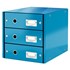 Obrázek Zásuvkový box Leitz Click&Store - 3 zásuvky / ledově modrá