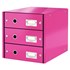 Obrázek Zásuvkový box Leitz Click&Store - 3 zásuvky / ledově modrá