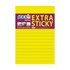Obrázek Samolepicí bločky Stick´n by Hopax Extra Sticky - 101 x 150 mm / linka / 90 lístků / pastelová žlutá