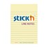 Obrázek Samolepicí bločky Stick´n by Hopax - 101 mm x 150 mm / linka / 100 lístků