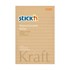 Obrázek Samolepicí bločky Stick´n by Hopax - 101 mm x 150 mm / linka / 100 lístků / kraft